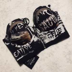VS Balmain Fashion Show Bra